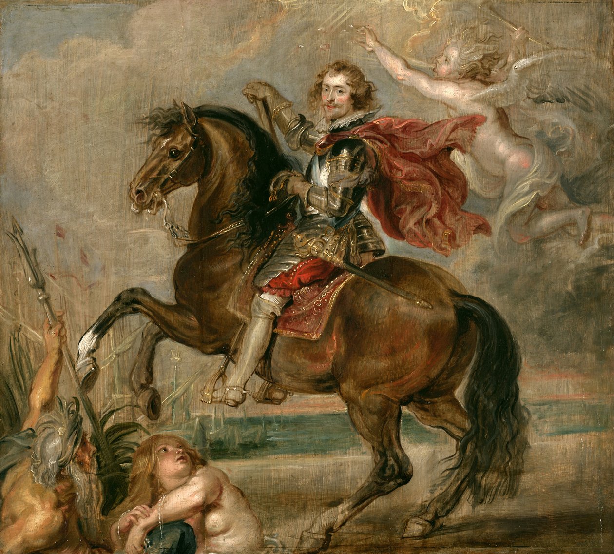 Jezdecký portrét vévody z Buckinghamu od Peter Paul Rubens