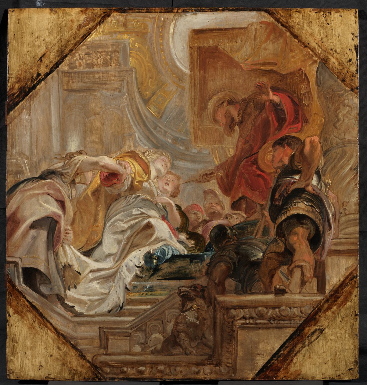 Ester před Ahasverem od Peter Paul Rubens