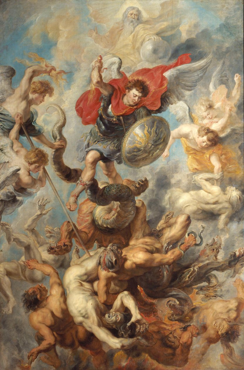 Pád vzbouřených andělů od Peter Paul Rubens