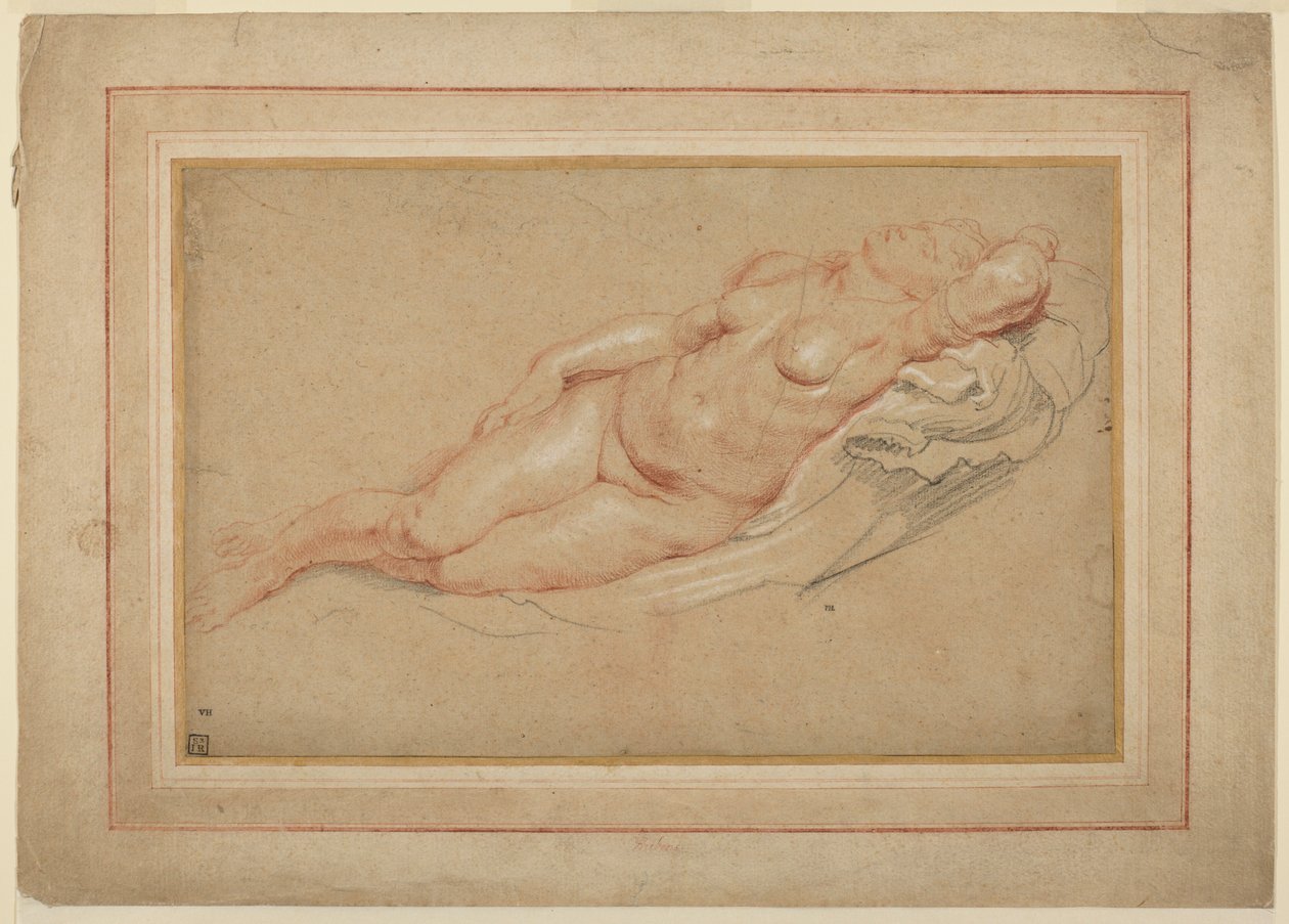 Ženský akt, 1628 - 1630 od Peter Paul Rubens