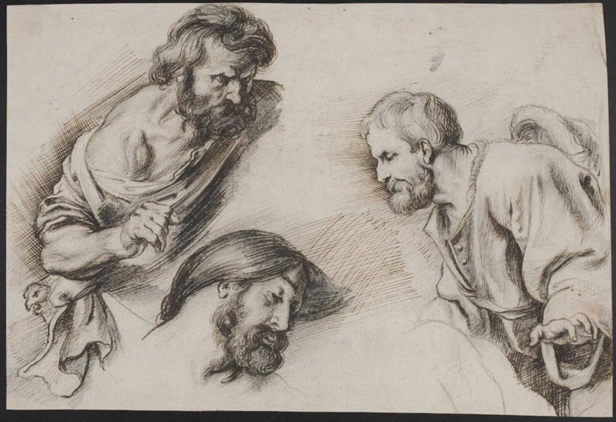 Studie postav od Peter Paul Rubens