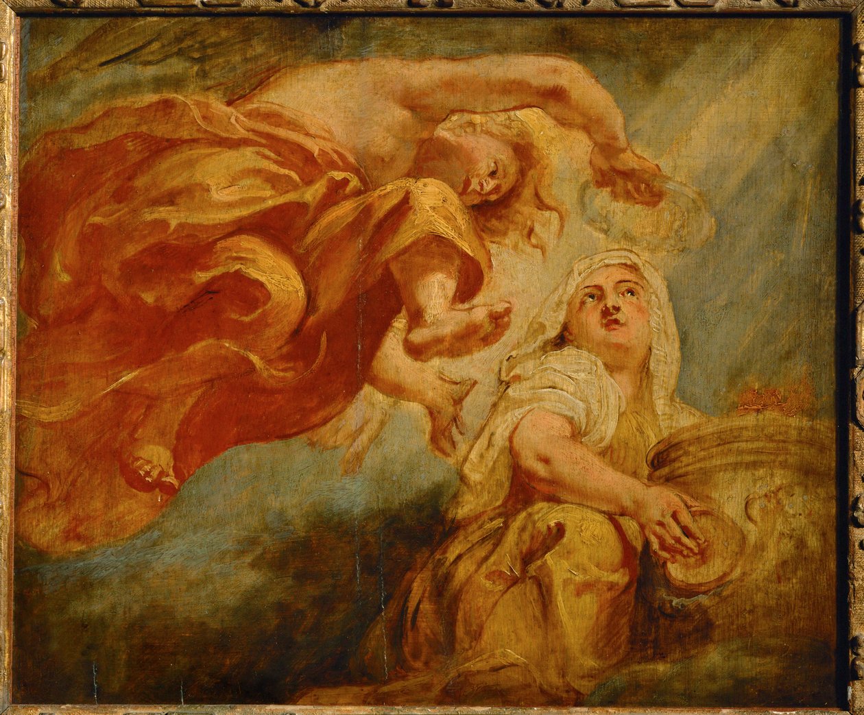 Korunovace génia Náboženství od Peter Paul Rubens