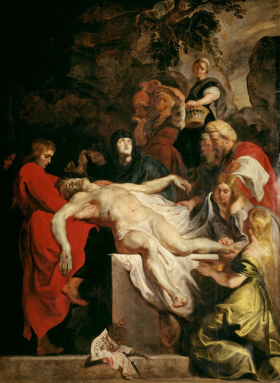 Grablegung Christi od Peter Paul Rubens