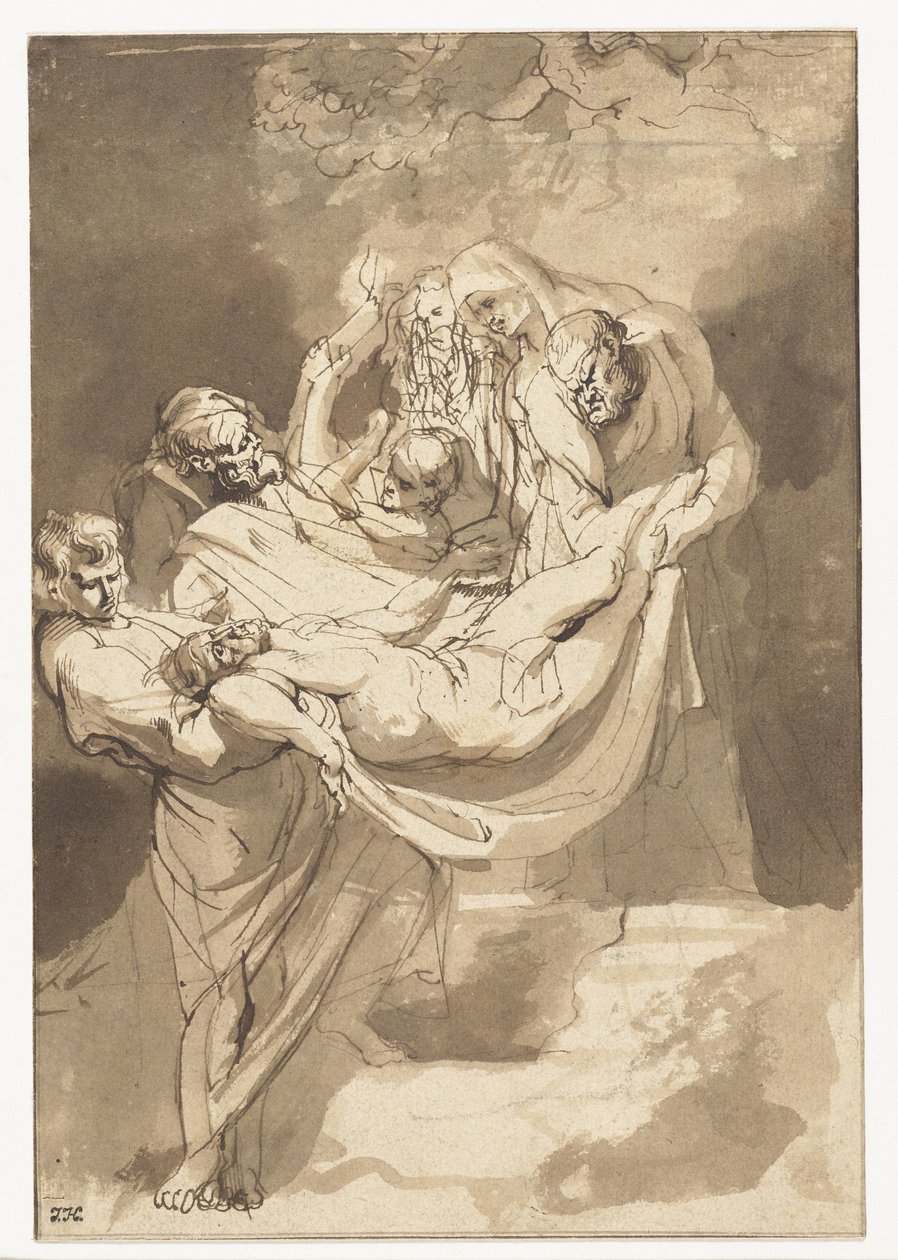Pohřbení od Peter Paul Rubens