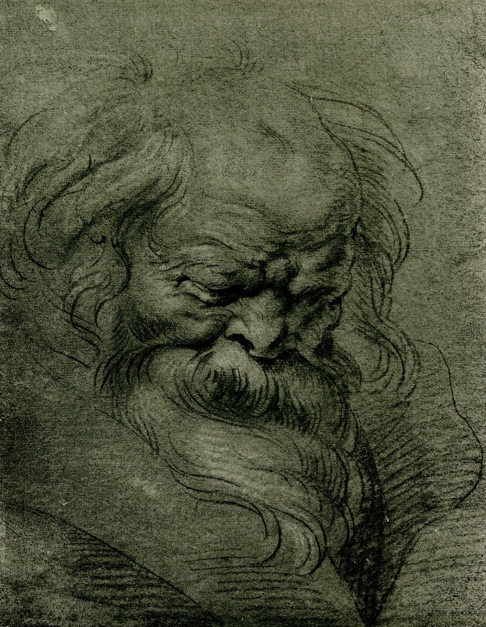 Vedoucí studie pro Baccha od Peter Paul Rubens