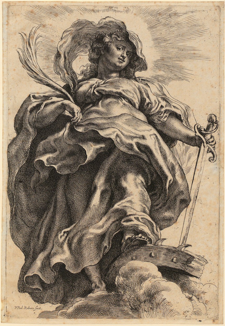 Svatá Kateřina od Peter Paul Rubens