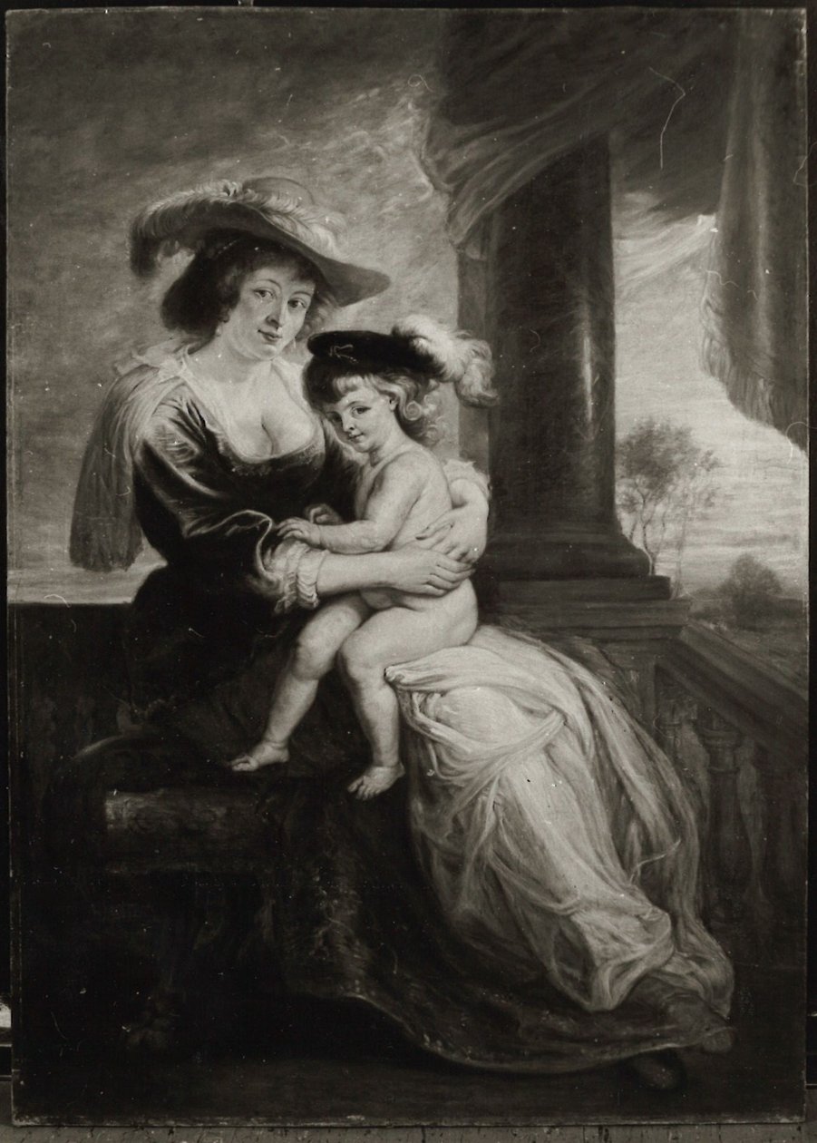 Helene Fourmentová a její syn Frans (kopie podle) od Peter Paul Rubens
