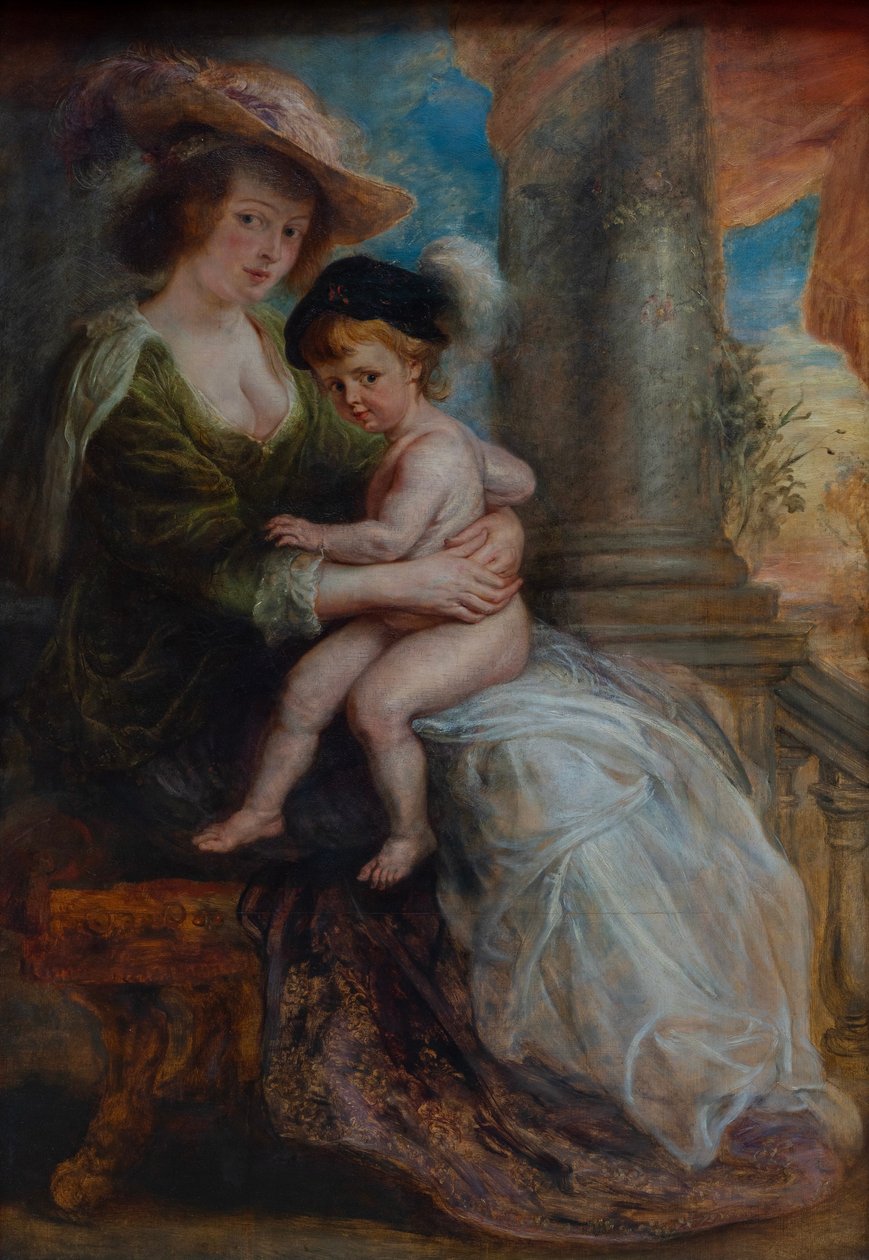 Hélène Fourment se svým synem Fransem od Peter Paul Rubens