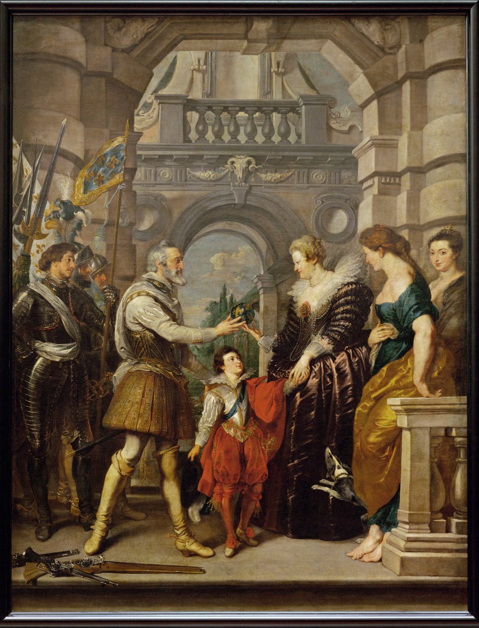 Henri IV. odjíždí do války v Německu od Peter Paul Rubens