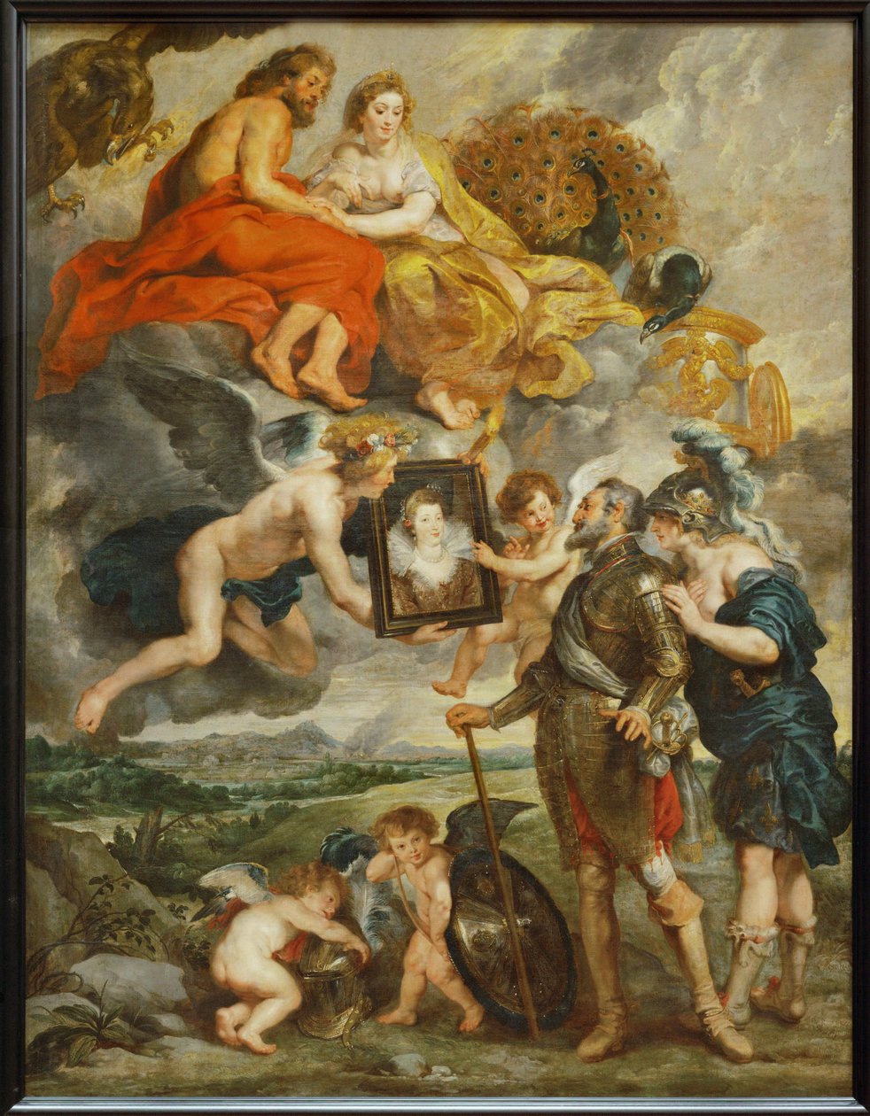 Henri IV. přijímá portrét Marie de Medicis od Peter Paul Rubens