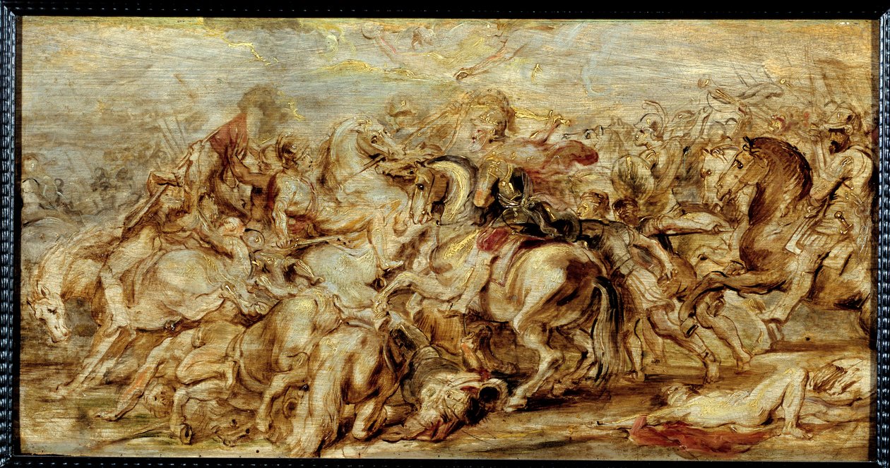 Jindřich IV má bitvu u Ivry od Peter Paul Rubens