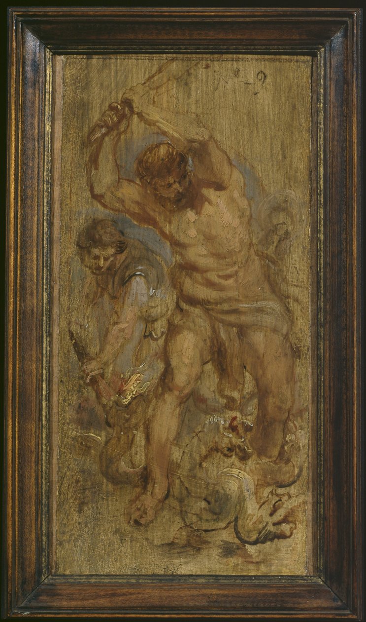 Hercules Killing the Hydra c.1639 od Peter Paul Rubens