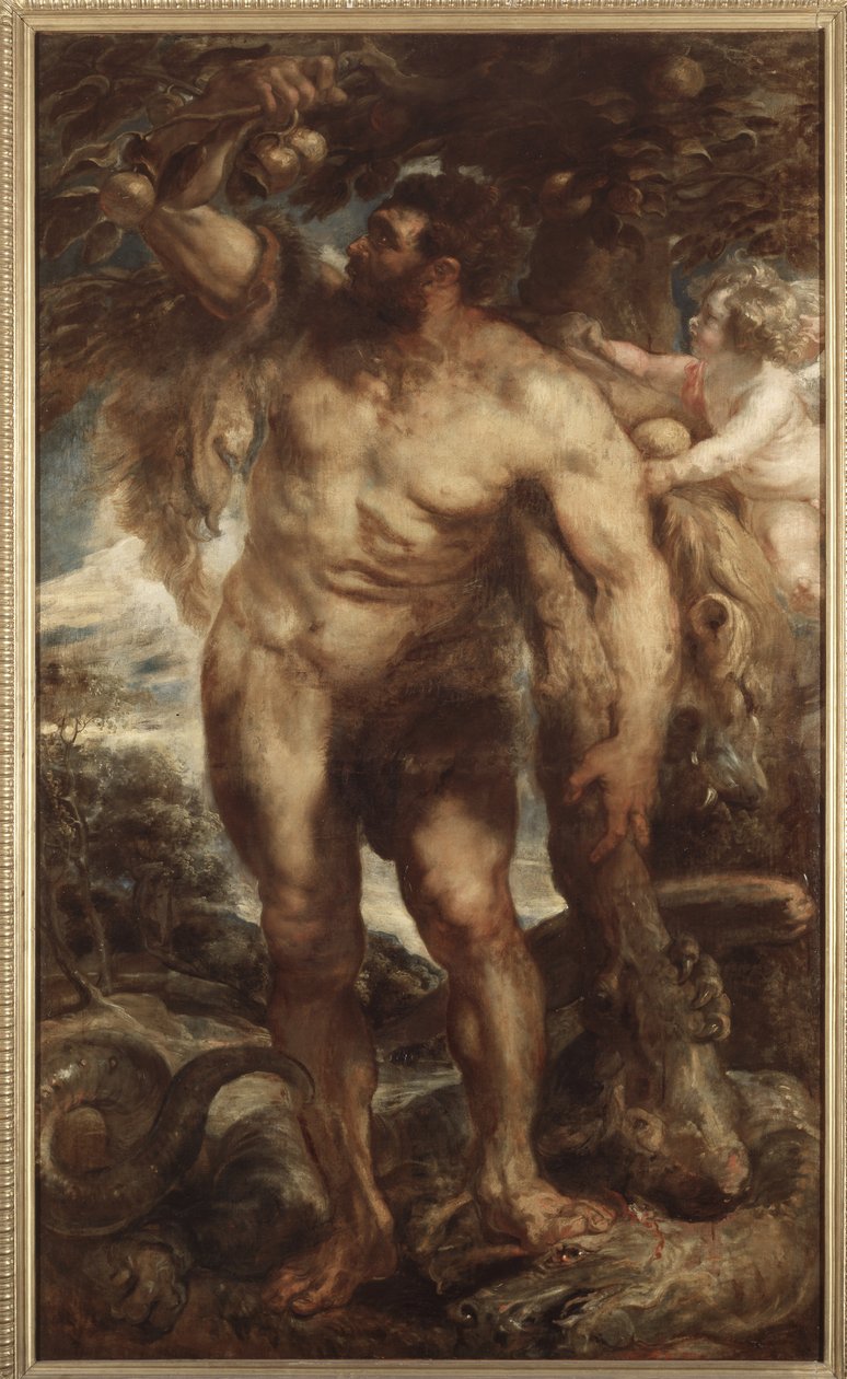 Herkules v zahradě Hesperidek, kolem roku 1638 (olej na plátně) od Peter Paul Rubens