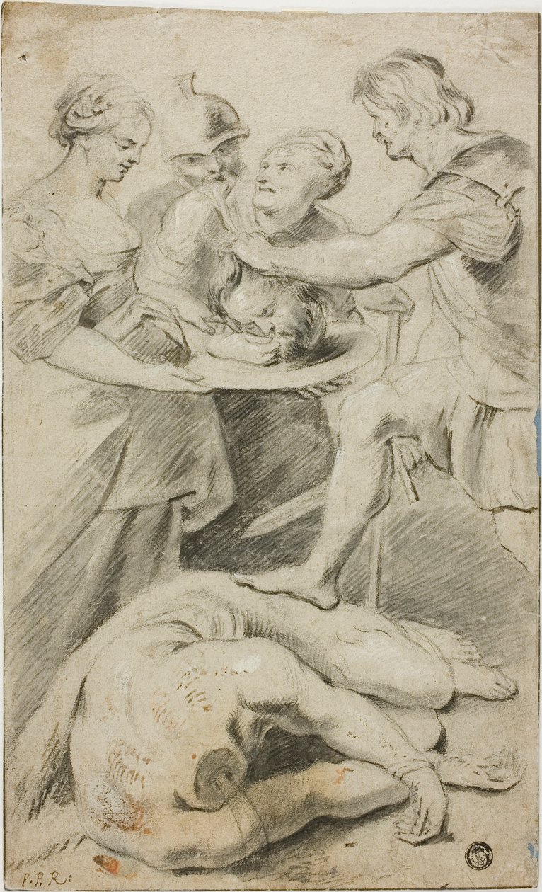 Herodias přijímající hlavu svatého Jana Křtitele od Peter Paul Rubens