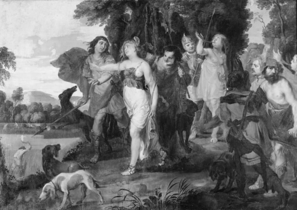 Lovecká společnost s Dianou od Peter Paul Rubens