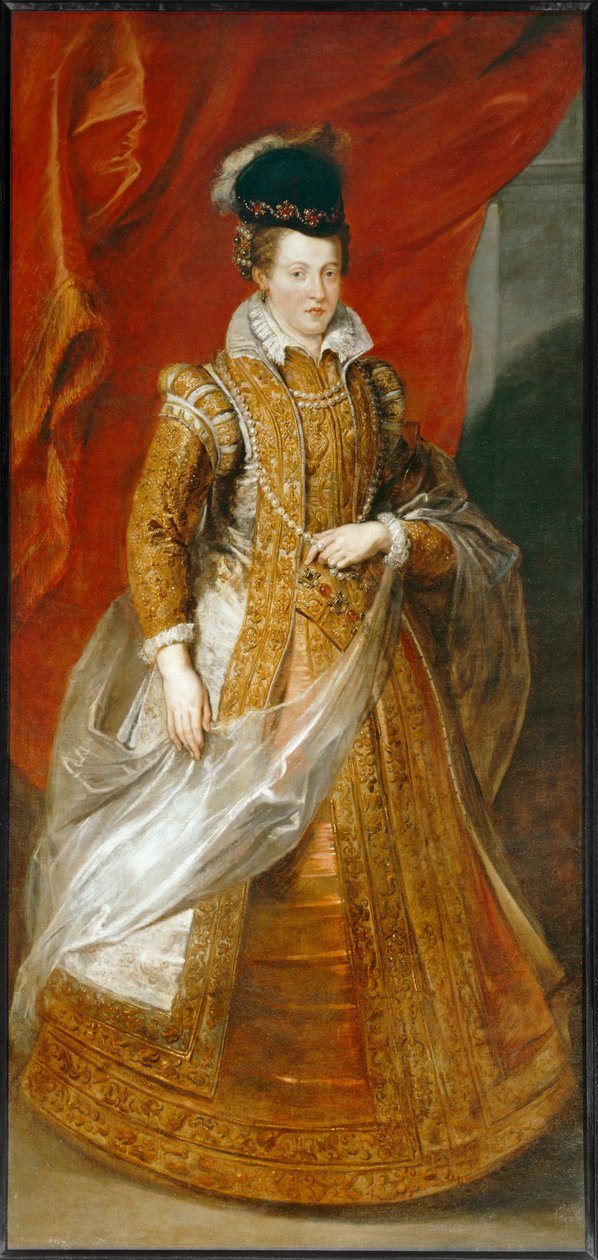 Johanka Rakouská, velkovévodkyně toskánská (malba na plátně) od Peter Paul Rubens