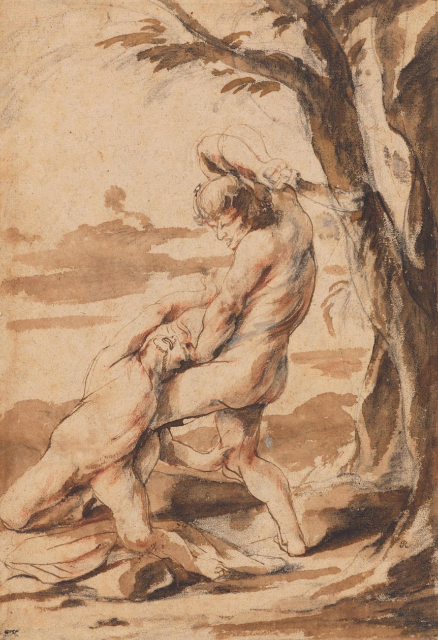 Kain zabije Ábela od Peter Paul Rubens