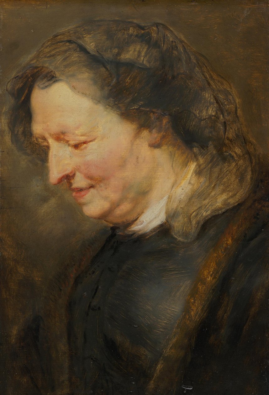 Studie hlavy staré ženy od Peter Paul Rubens