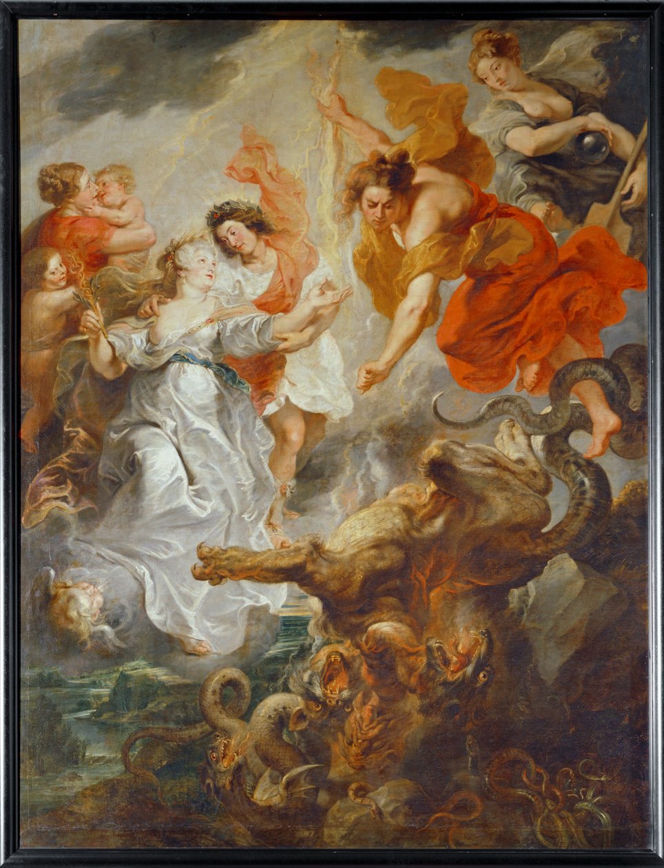 Dokonalé usmíření královny a jejího syna (malba na plátně) od Peter Paul Rubens