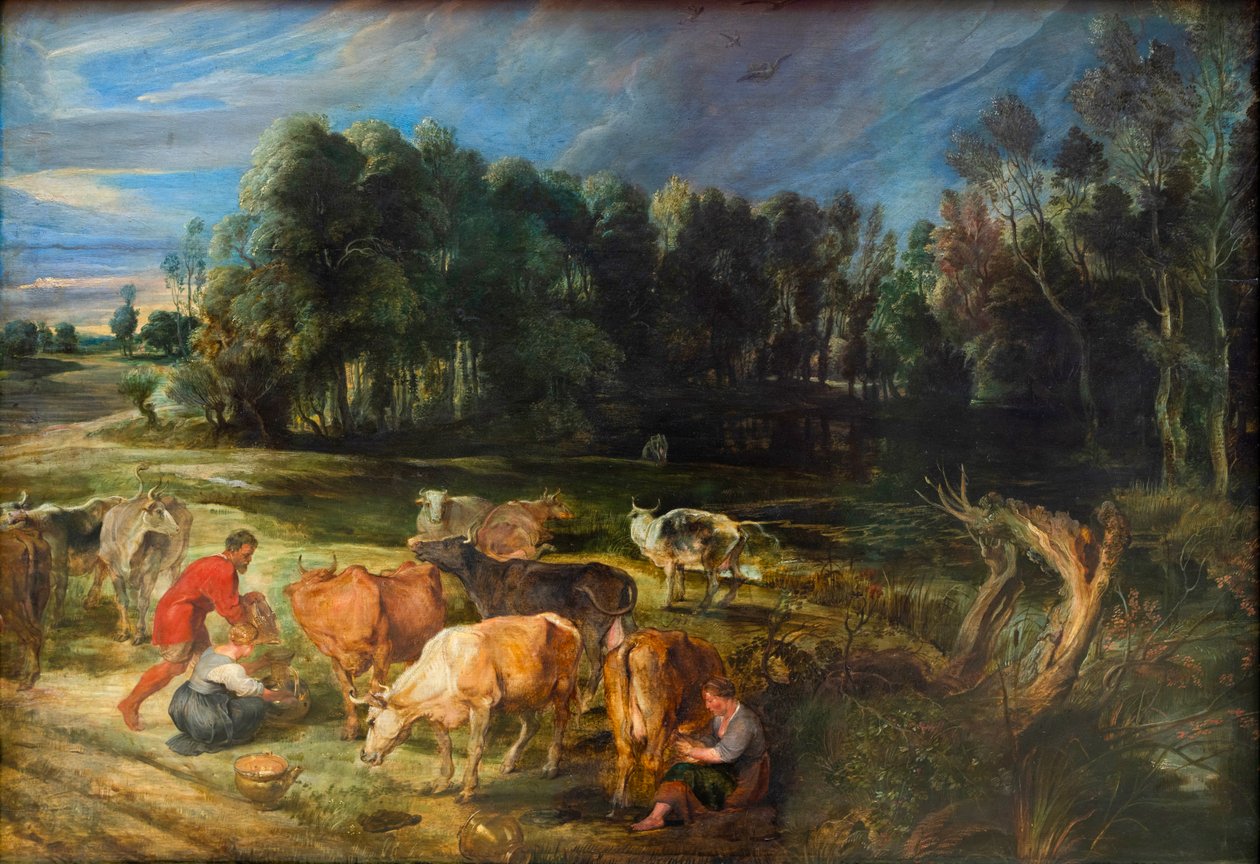 Krajina s dobytkem od Peter Paul Rubens