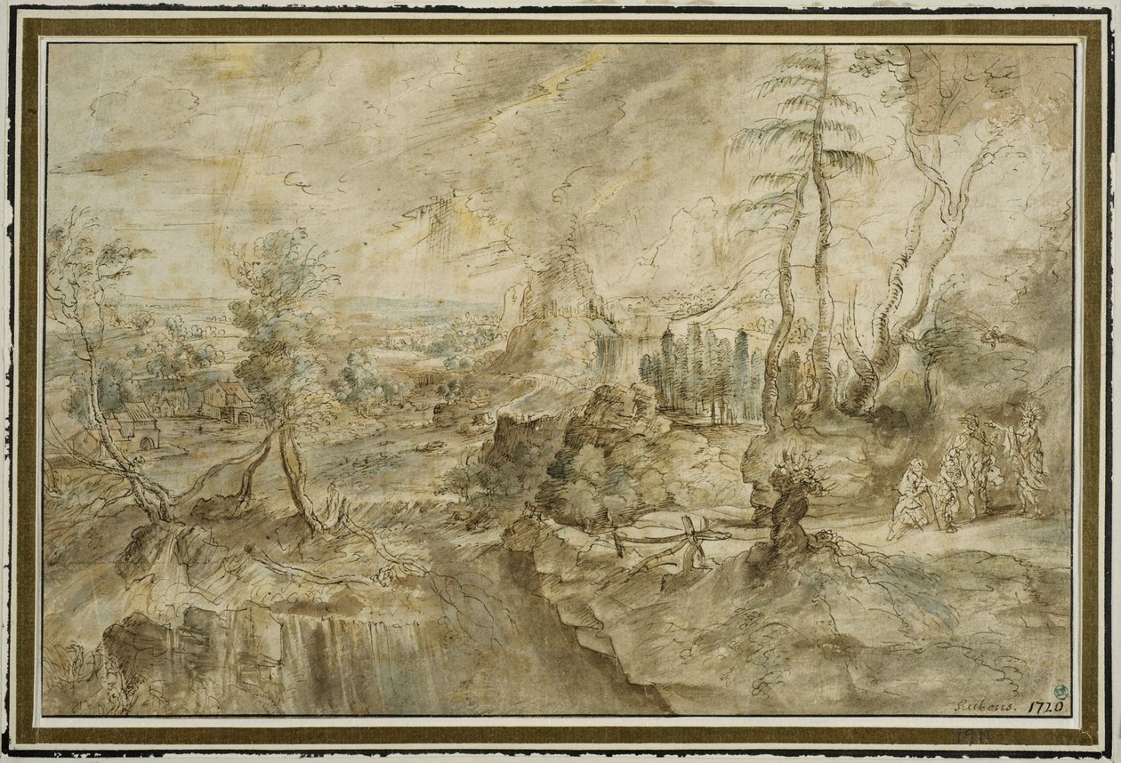 Krajina s Filémónem a Baucis od Peter Paul Rubens