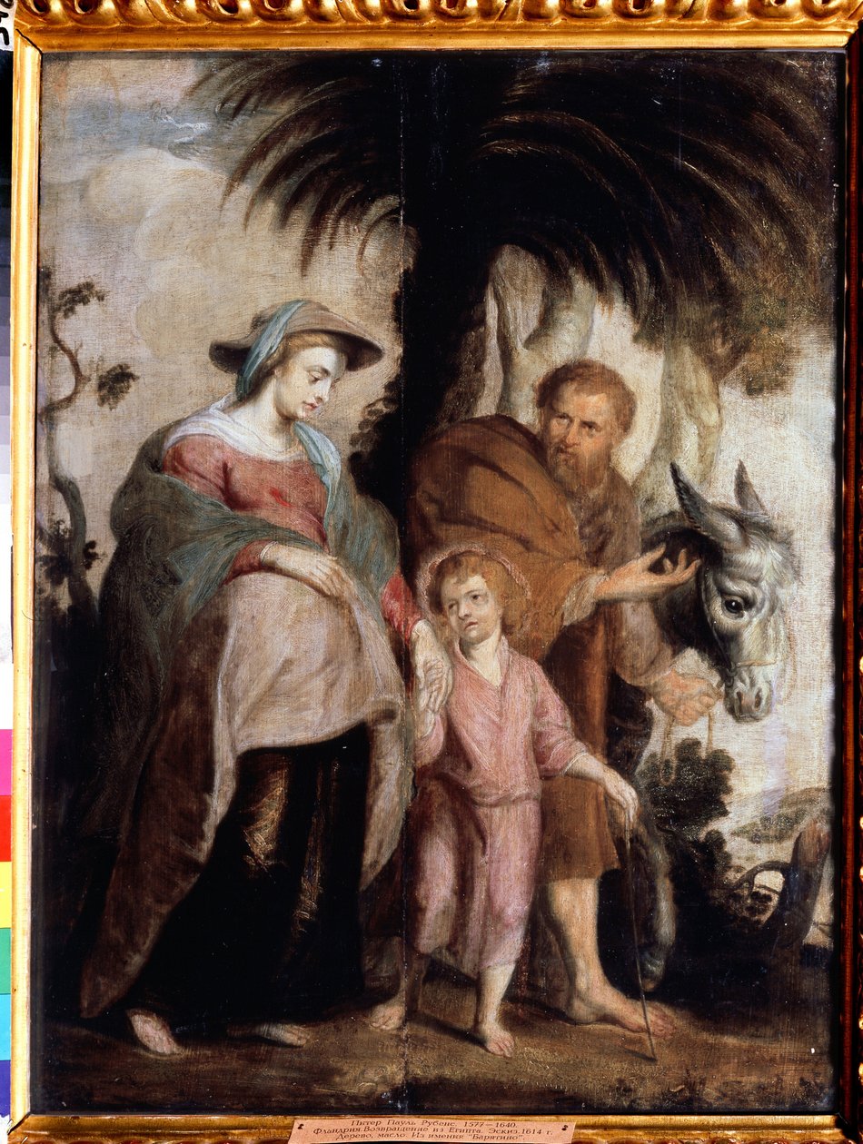 Návrat Egypta (The return of Egypt). Obraz Peter Paul (Pierre-Paul) Rubens (nebo Peter Paul nebo Petrus Paulus) (1577-1640). Olej na dřevě, 69 x 49 cm od Peter Paul Rubens