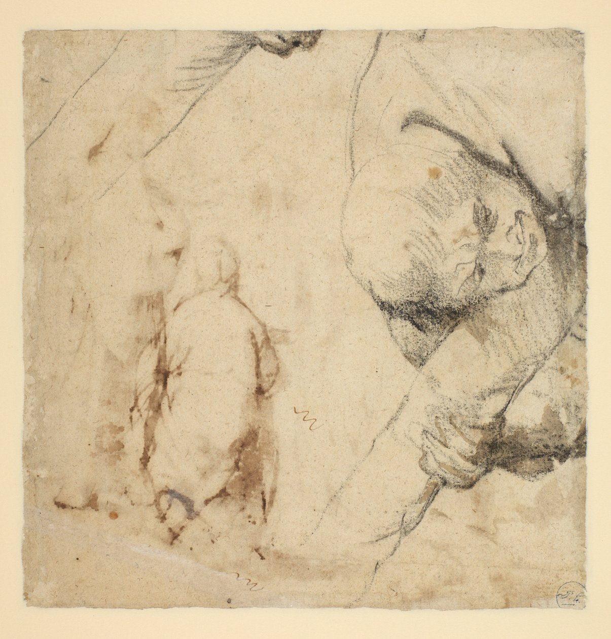 Muž, který držel hřídel kříže od Peter Paul Rubens