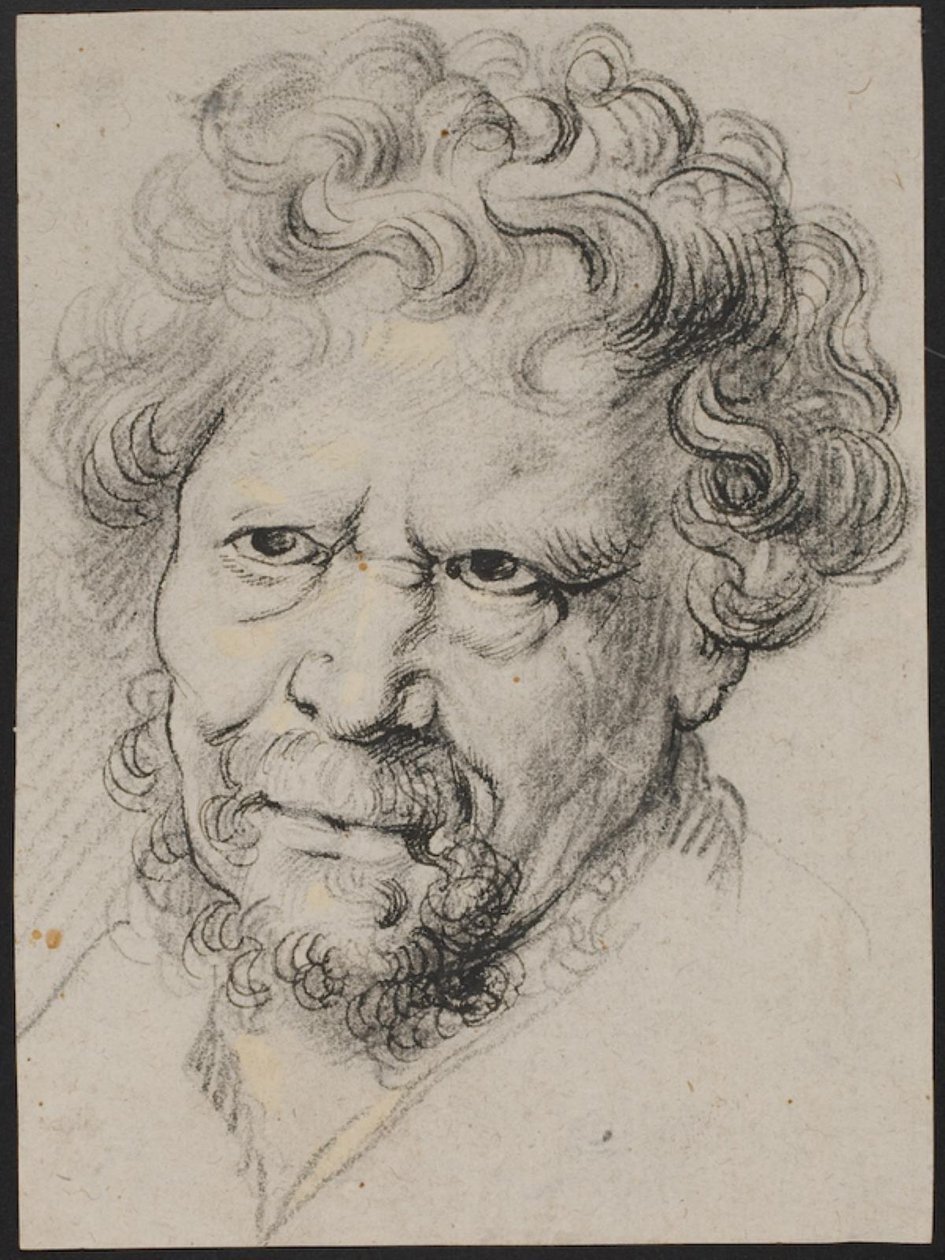 Mužská hlava od Peter Paul Rubens