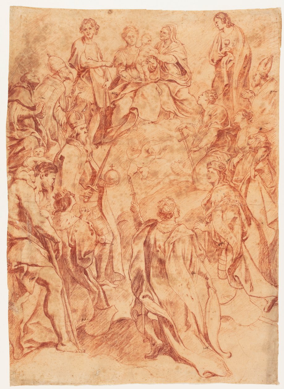 Maria mit dem Kind und Heiligen od Peter Paul Rubens