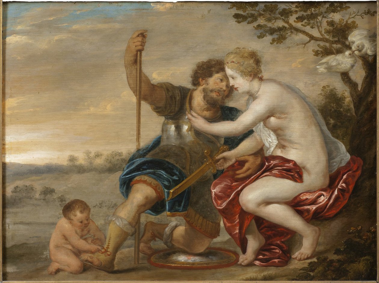 Mars, Venuše a Amor od Peter Paul Rubens