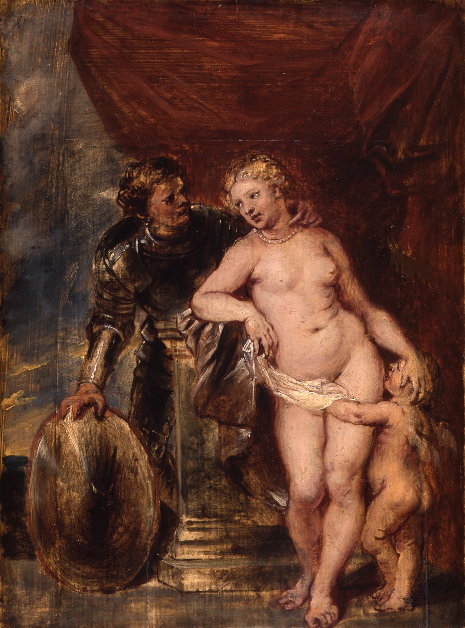 Mars, Venuše a Amor od Peter Paul Rubens