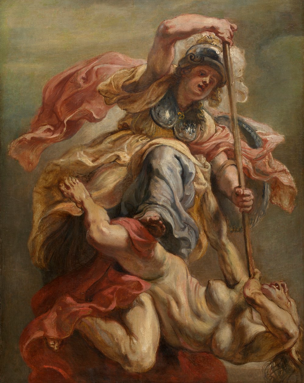 Minerva Slaying Discord (olej na plátně) od Peter Paul Rubens