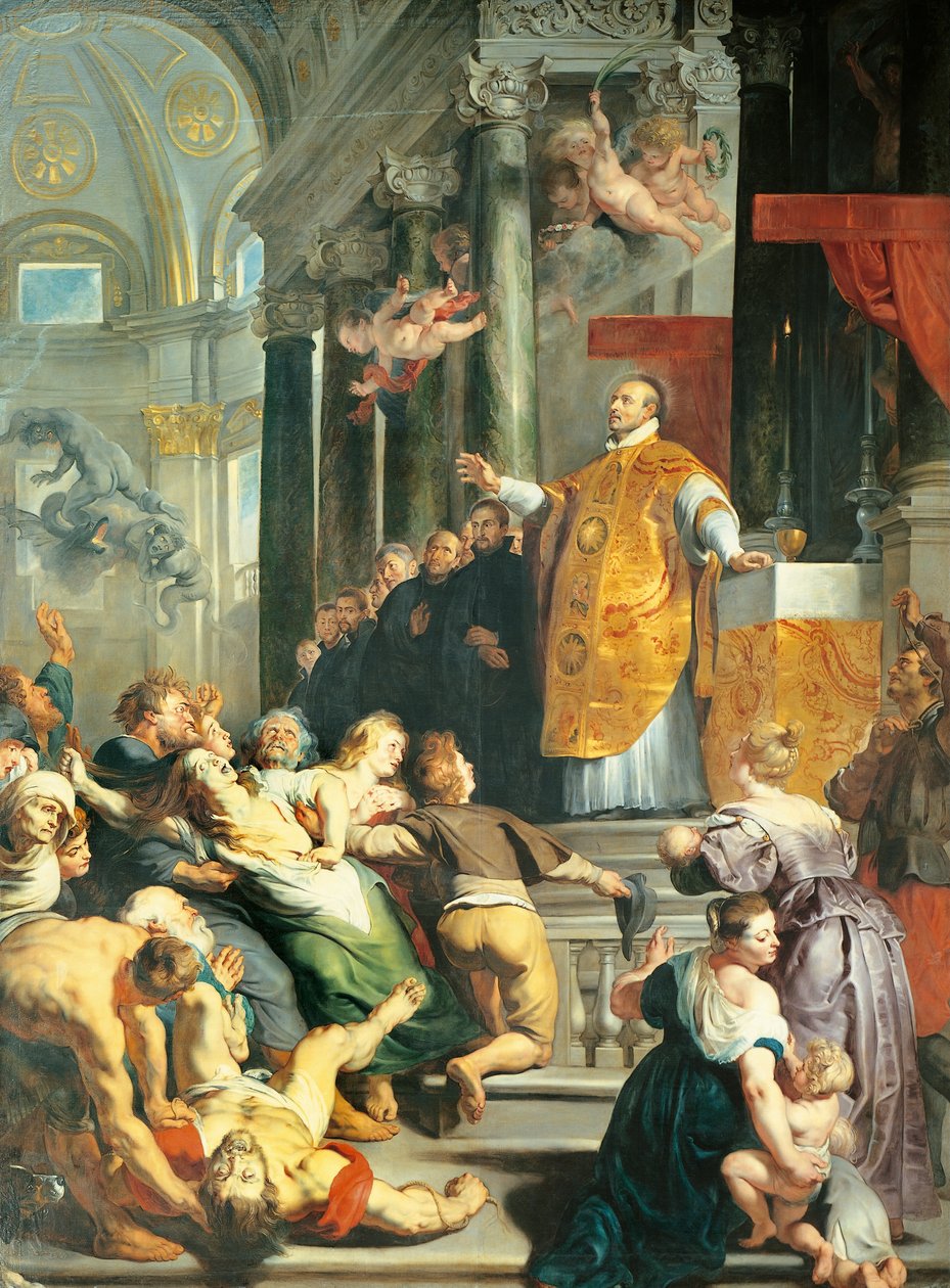Zázrak svatého Ignáce z Loyoly od Peter Paul Rubens