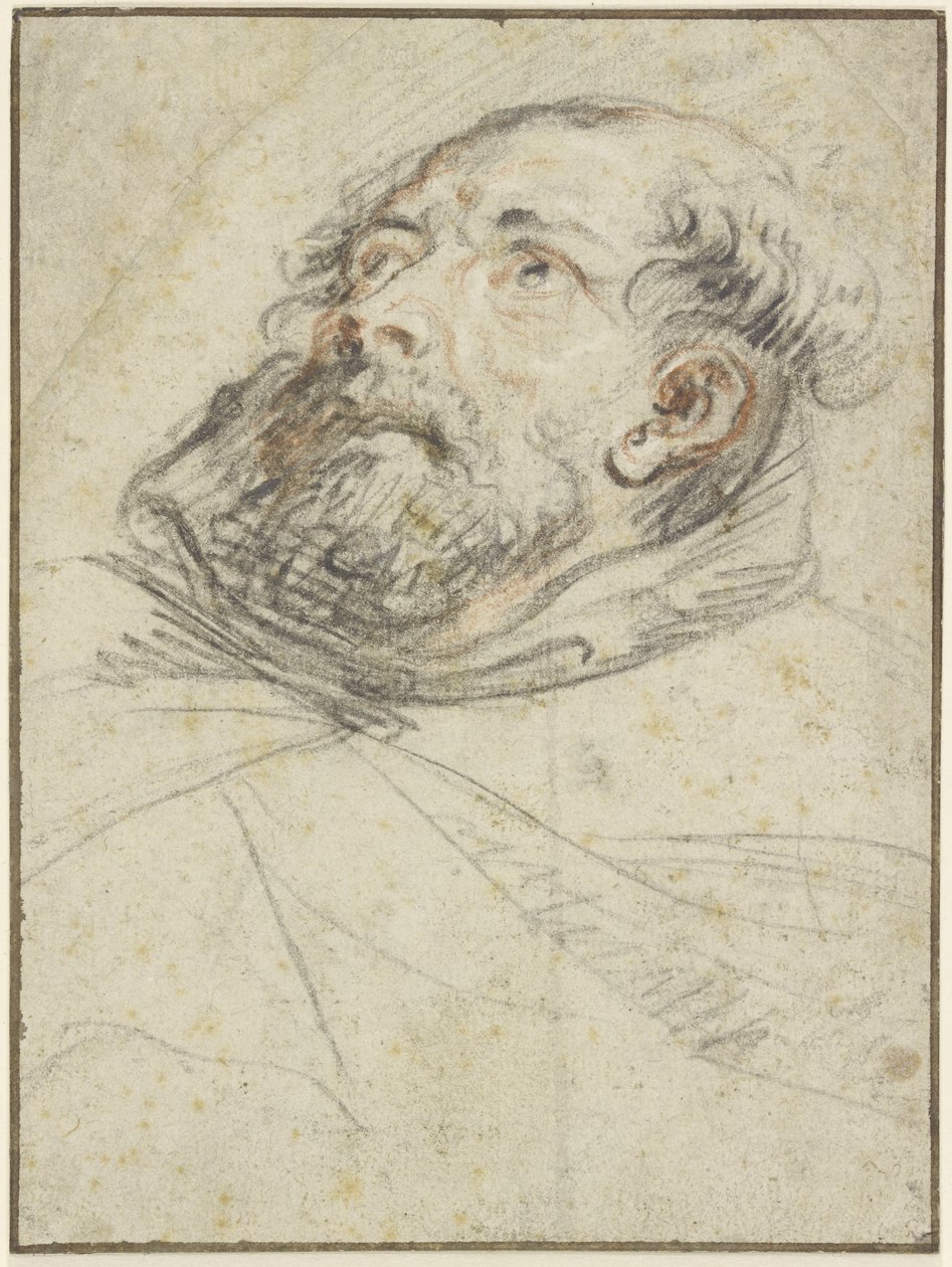 Mnich hledící vzhůru (Exemplum doloris) od Peter Paul Rubens