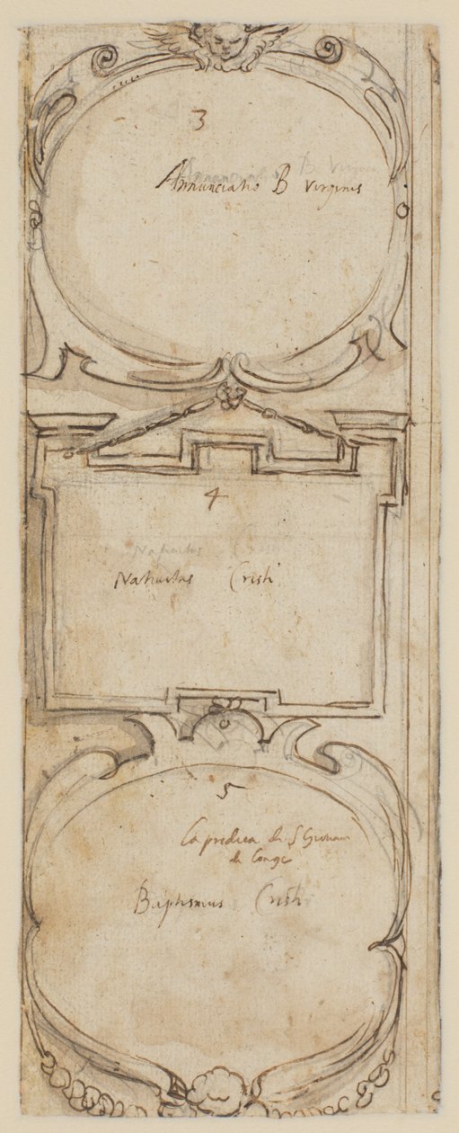 Ornamentální rámy (verze Creation of Animals), c. 1610 od Peter Paul Rubens