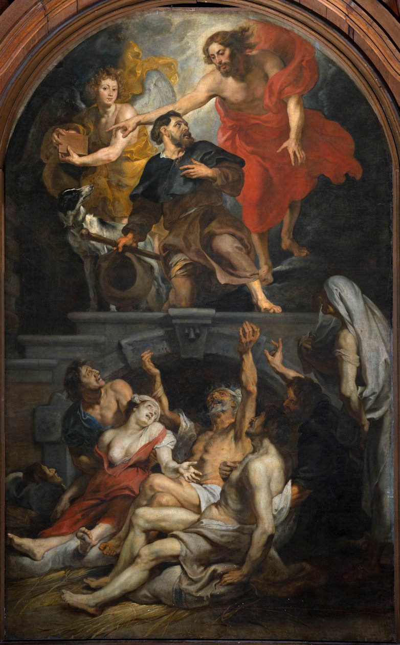 Farní kostel (Saint Martin Parish Church). malování. Peter Paul Rubens. od Peter Paul Rubens