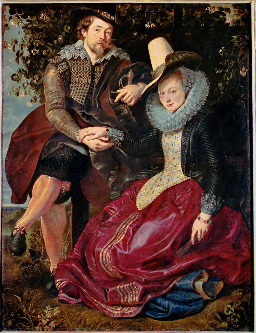 Peter Paul Rubens a Isabelle Brantová, Rubensova první žena (malba na plátně) od Peter Paul Rubens