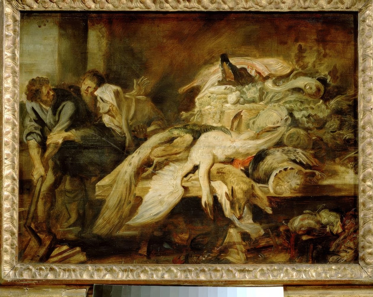 Philopoemen, generál Achájců, starou ženou z M od Peter Paul Rubens
