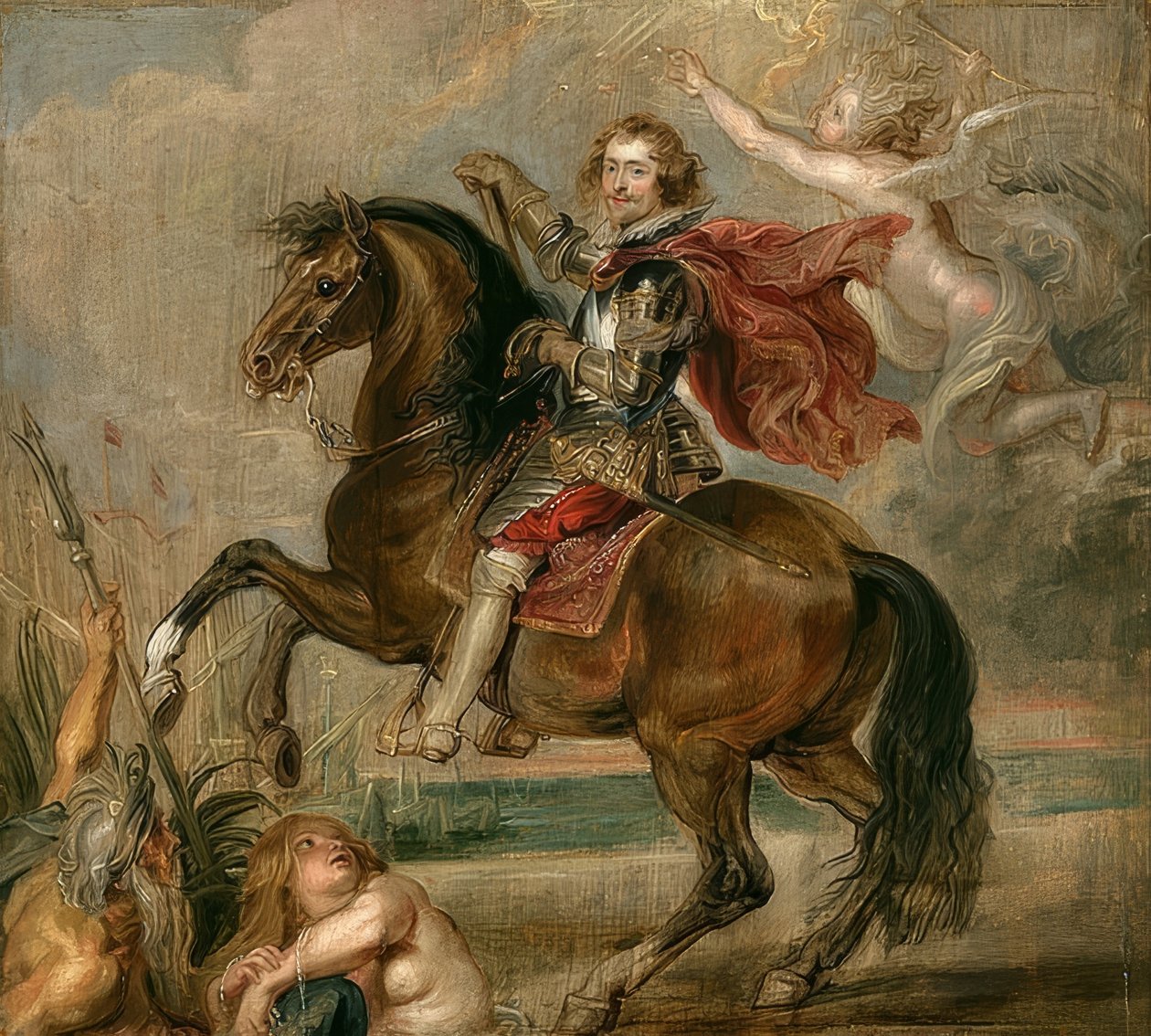 Portrét vévody z Buckinghamu na koni. 1625 od Peter Paul Rubens