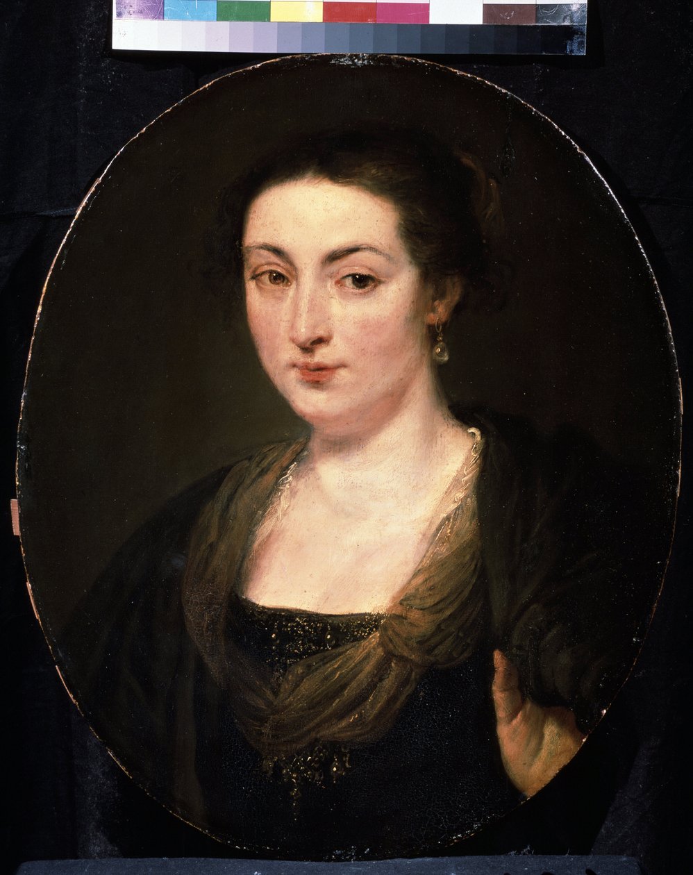 Portrét Isabelly Brant (1591-1626) (Portrait of Isabella Brant). Obraz Peter Paul (Pierre-Paul) Rubens (nebo Peter Paul nebo Petrus Paulus) (1577-1640). Olej na dřevě, 60 x 49 cm, kolem 1615-1620. Vlámské umění, barokní styl. Muzeum výtvarného umění Pouc od Peter Paul Rubens