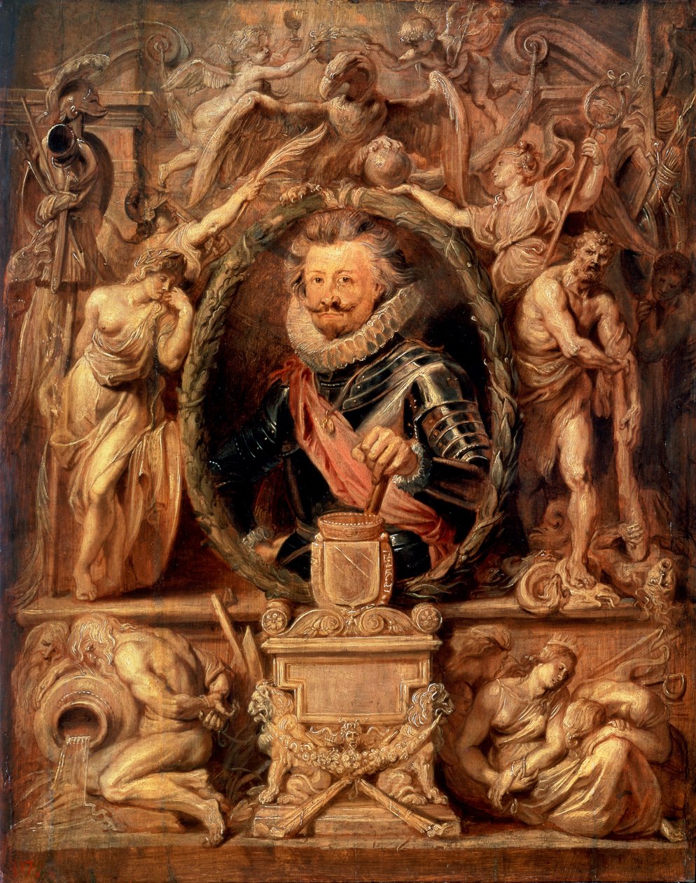 Portrét Charlese Bonaventure de Longueval, Comte de Bucquoy, 1571-1621, 1621. od Peter Paul Rubens