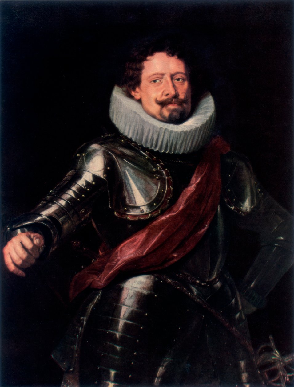 Portrét Dona Diega Messii, Marques de Leganés, 1927 od Peter Paul Rubens