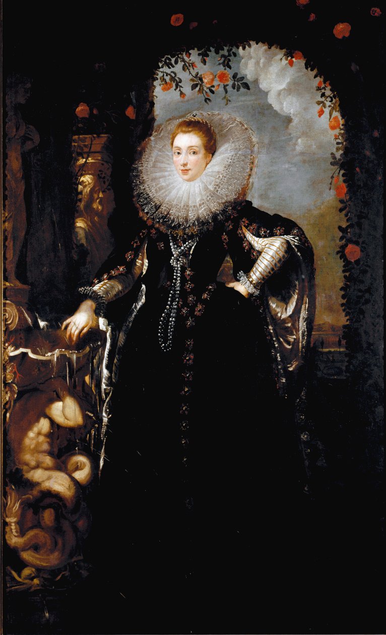Portrét Giovanny Spinola Pavese (olej na plátně od Peter Paul Rubens