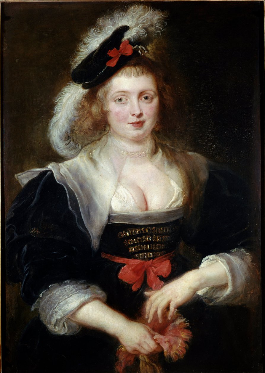 Portrét Helene Fourmentové (1614-1673), v rukavici Portrét umělcovy manželky. Obraz Pierra Paula (Pierre-Paul) Rubense (nebo Peter Paul nebo Petrus Paulus) (1577-1640) 1630-1631 Rozm. 96,6 x 69,3 cm. Alte Pinakothek, Bayerische Staatsgemaeldesammlung od Peter Paul Rubens