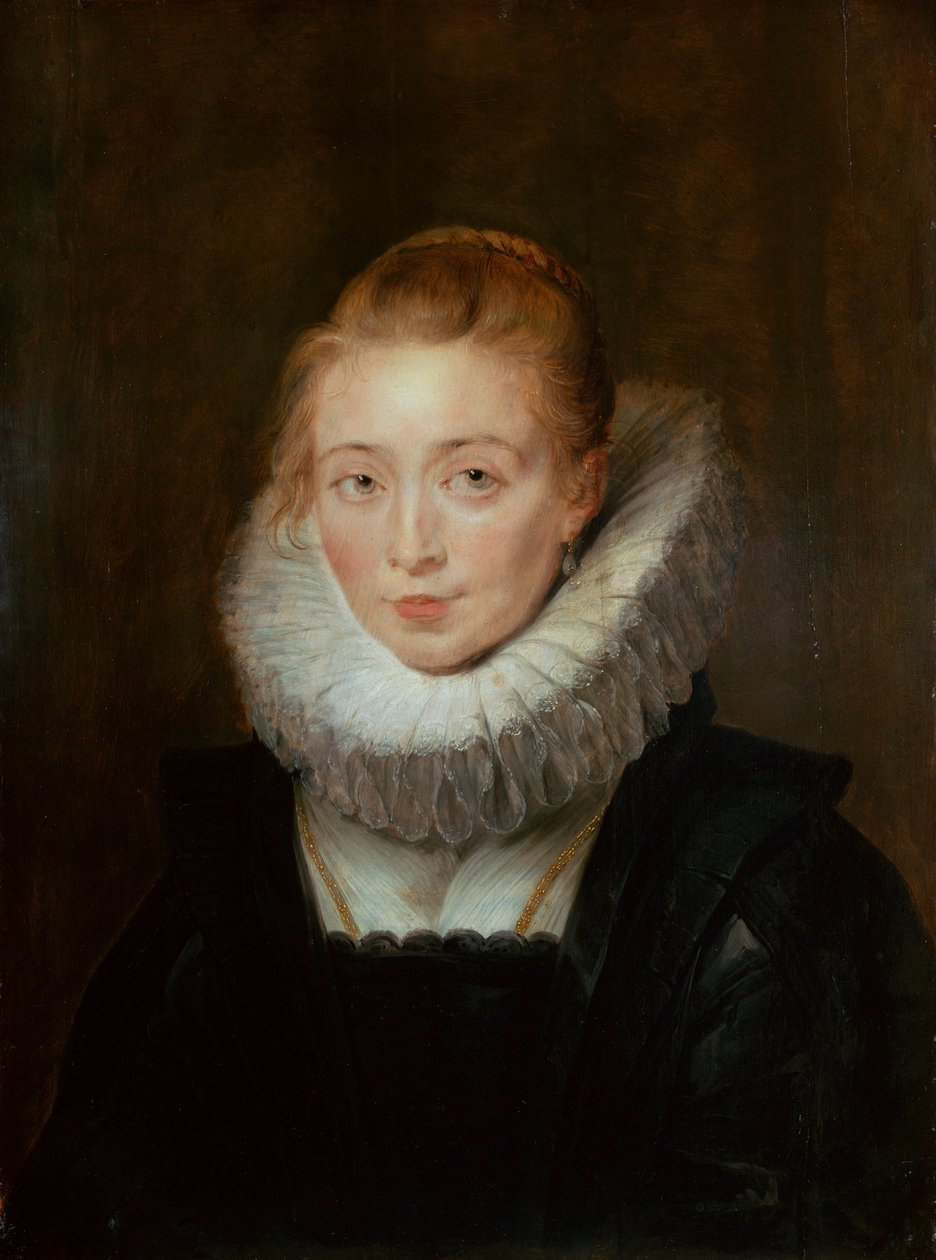 Portrét dámy čekající na Infanta Isabellu, 20. léta 17. století. od Peter Paul Rubens