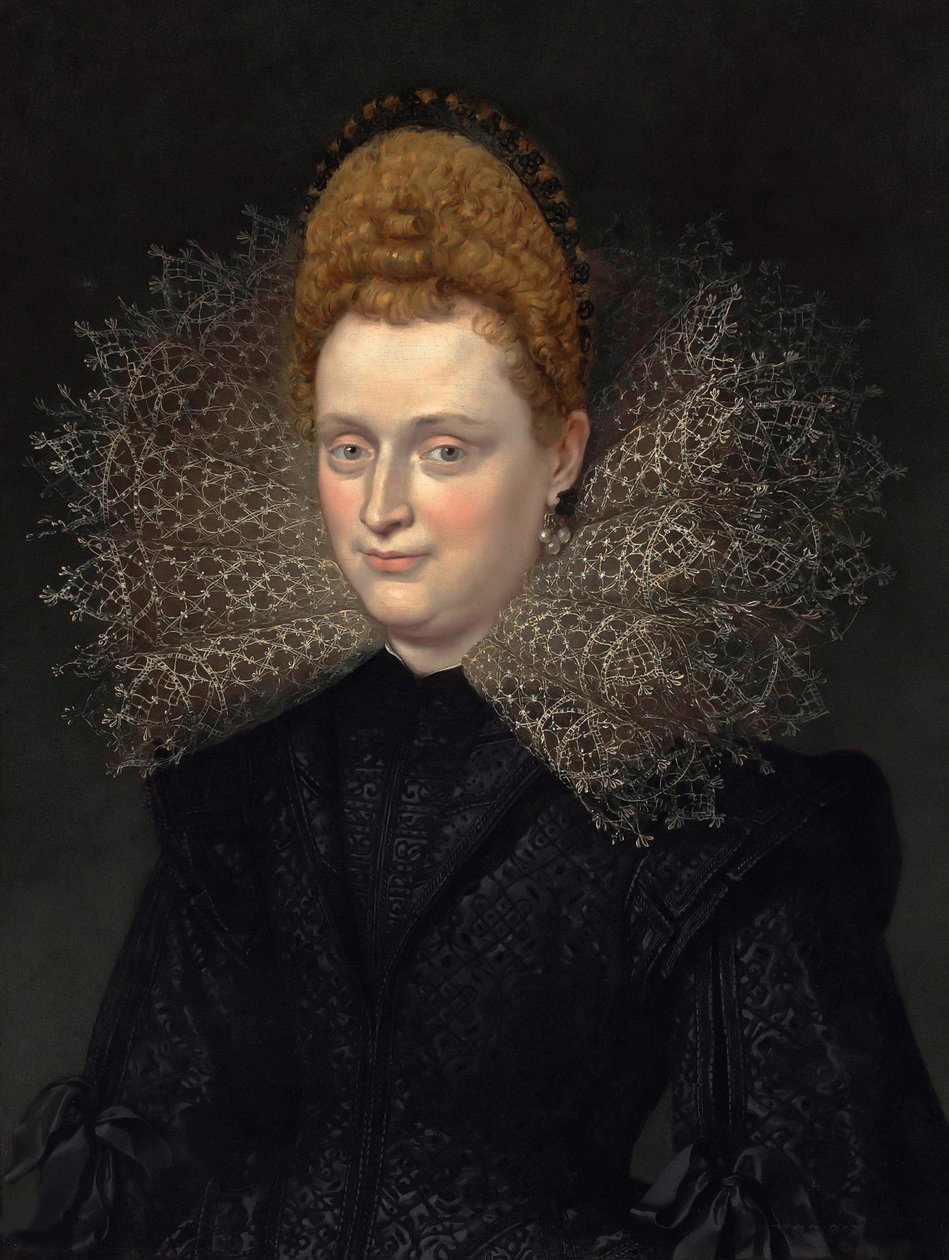 Portrét Margherity Gonzaga 1591-1632, vévodkyně z Lotrinska. od Peter Paul, Rubens