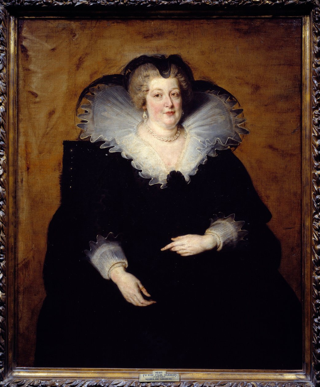 Portrét Marie de Medici (Marie de Medicis) (1573-1642), francouzské královny, manželky Jindřicha IV. Obraz Pierre Paul (Pierre-Paul) Rubens (nebo Peter Paul nebo Petrus Paulus) (1577-1640). 1622 ne. 1,3x1,08 m Madrid, Musee du Prado od Peter Paul Rubens