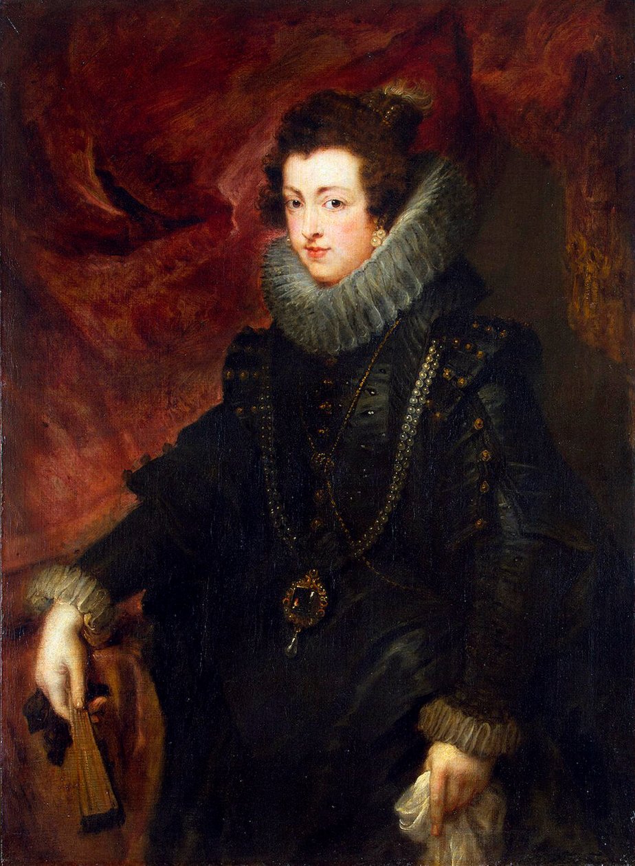 Portrét francouzské královny Alžběty 1602-1644, královna choť Španělska, c1628-1629 od Peter Paul Rubens