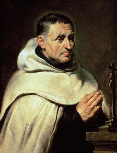 Portrét karmelitánské představené (olej na dřevě) od Peter Paul Rubens