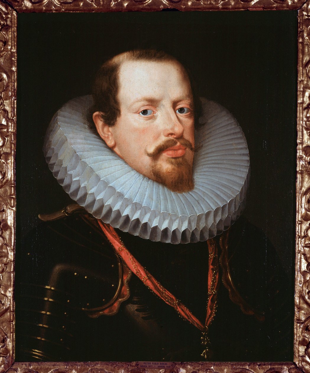 Portrét vlámského gentlemana s volánem (olej na plátně) od Peter Paul Rubens
